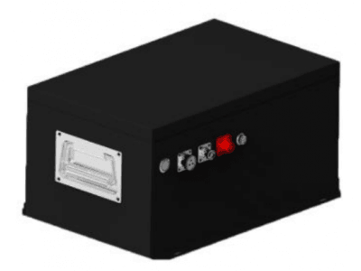 48V 50Ah 機器人用磷酸鐵鋰電池室內配送機器人圖1