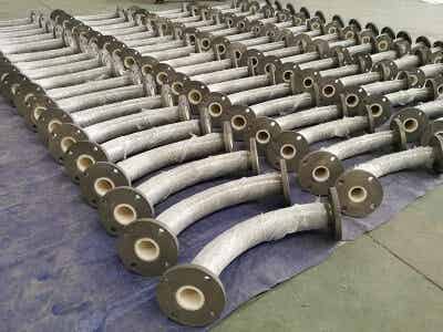 超耐新材 NP-0型整體式耐磨陶瓷內襯管道圖2