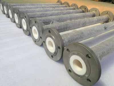 超耐新材 NP-0型整體式耐磨陶瓷內襯管道圖3