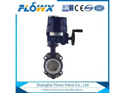 FQ電動對夾蝶閥  鑄鐵蝶閥