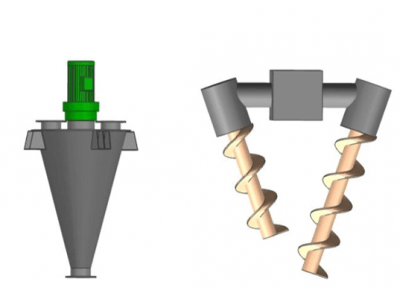 精新粉體CSZ系列全陶瓷雙螺旋錐形混合機