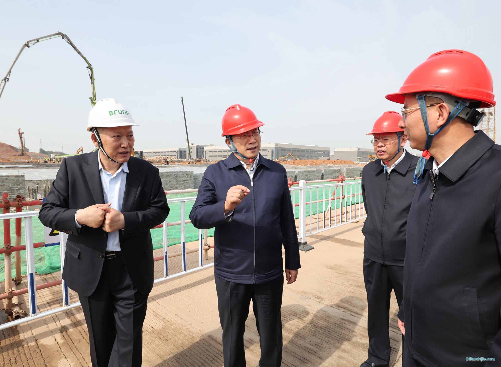 湖北省委書記王忠林調研邦普循環