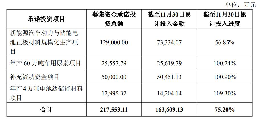 （龍蟠科技募資使用情況及投入進(jìn)度